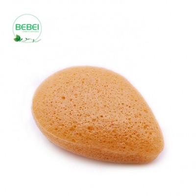 konjac face sponge teardrop with private label and free samples for skin care