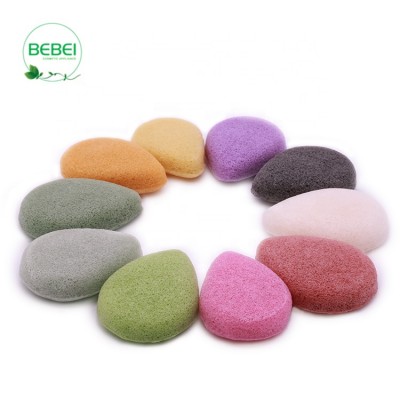 Natural sponges biodegradable made for face wash soft material konjak powder