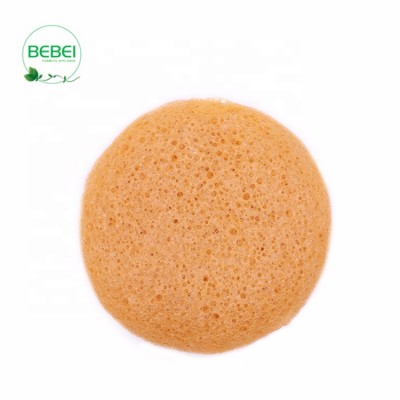 Export Round cellulose facial sponge green tea freeze-drying konjac sponge