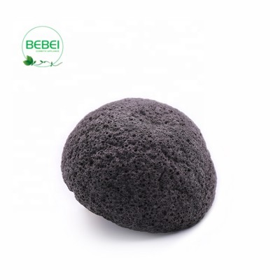 wholesale bamboo charcoal biodegradable konjac sponge for bath extra soft texture gently exfoliates and moisturizes skin